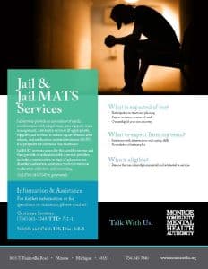 Jail and Jail MATS Services flyer graphic