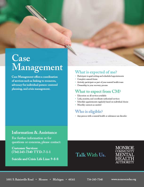 Case Management Flyer Graphic