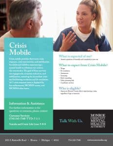 Crisis Mobile Flyer Graphic