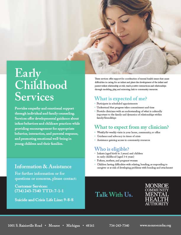 Early Childhood Services Flyer Graphic