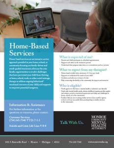 Home-Based Services Flyer Graphic