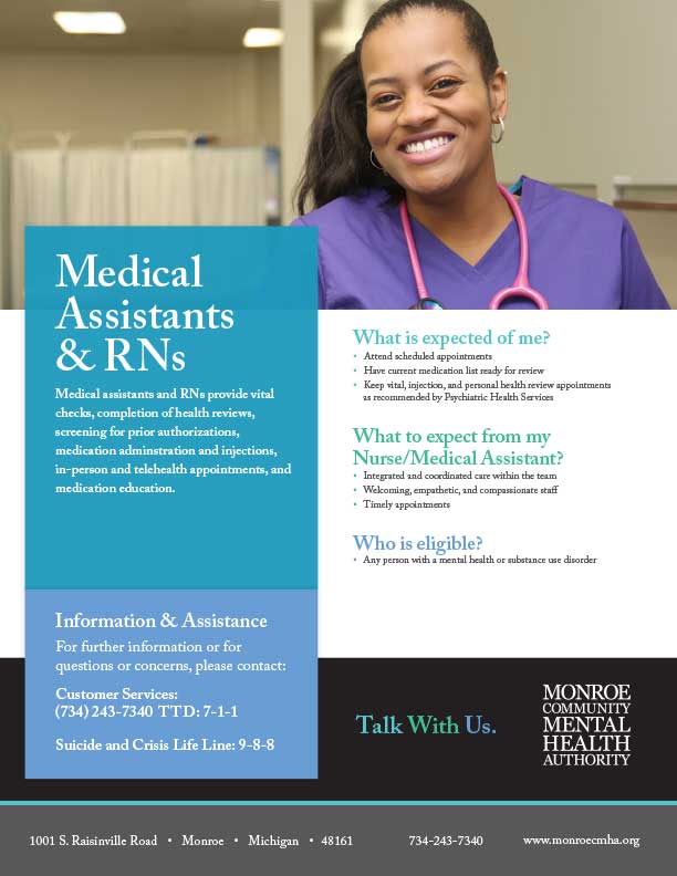 Medical Assistants and RNs Flyer Graphic