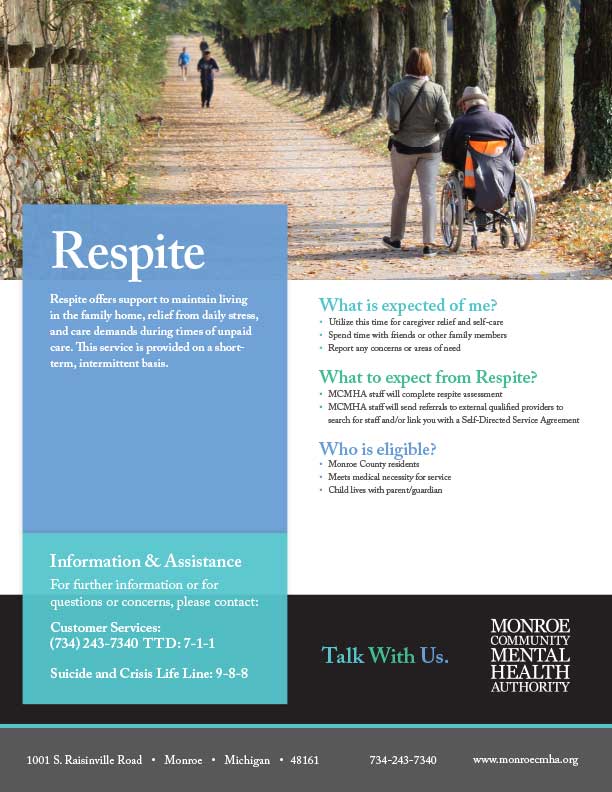 Respite Flyer Graphic