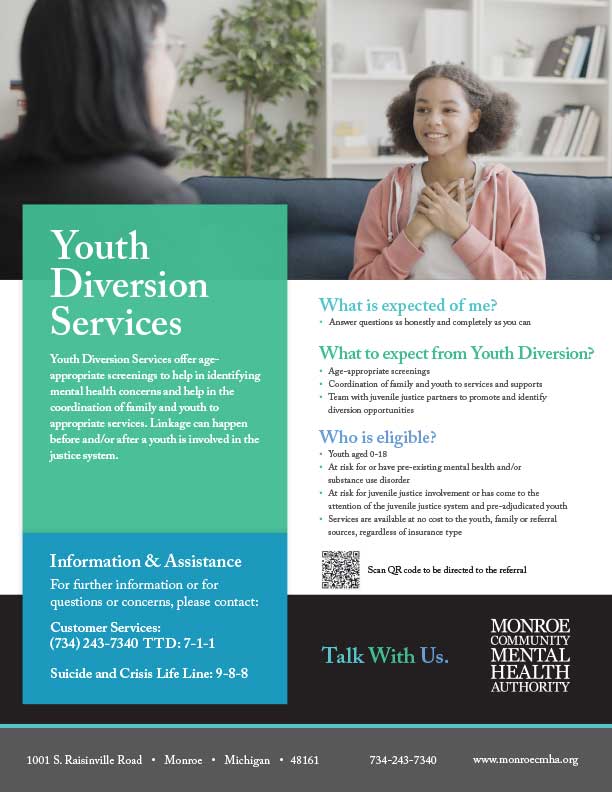 Youth Diversion Services Flyer Graphic