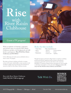 Rise with River Raisin Clubhouse